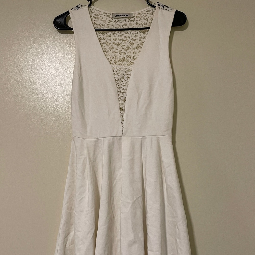 Mystic White Lace Dress